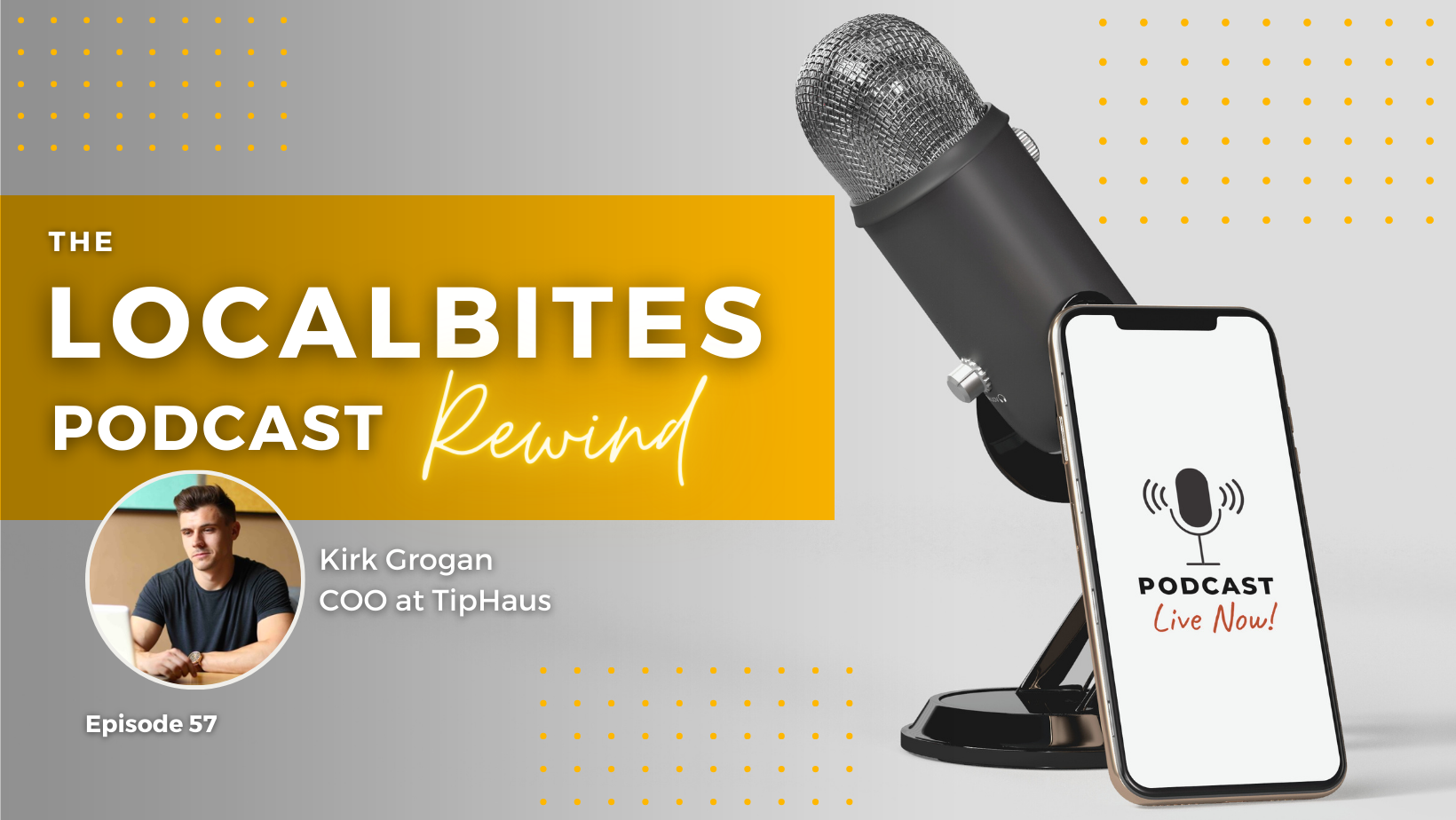 LocalBites Podcast episode 57 with Kirk Grogan. 